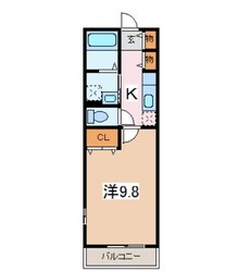 南松本駅 徒歩20分 1階の物件間取画像